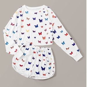 Butterfly two piece lounge set